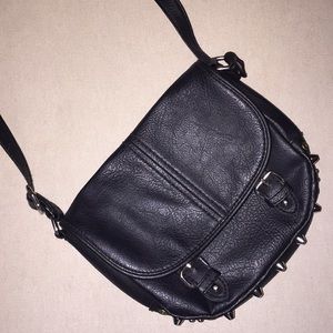 Black cross-body bag